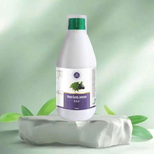 Neem Karela Jamun Ras – 500ml | Ayurvedic Sugar Balance & Detox Juice